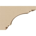 thumbnail image 3 of 2"W x 6"D x 4"H Classic Pescadero Rough Cedar Woodgrain TimberThane Corbel, Primed Tan, 3 of 6
