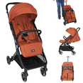 thumbnail image 1 of Carriola Ibaby Viaggio Plegable Tipo Maleta Ligera Compacta marron, 1 of 9