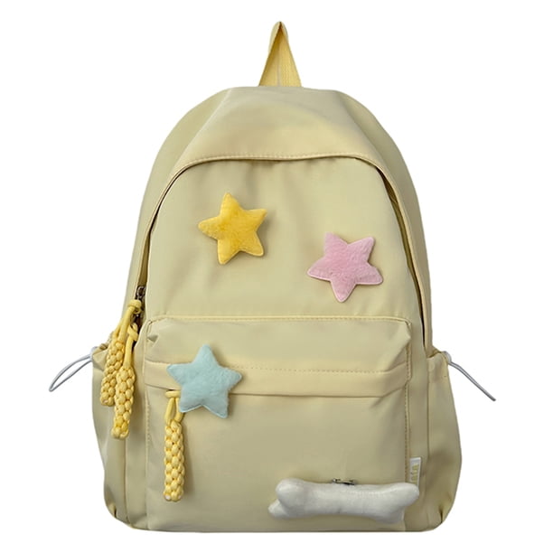 Mochila Cute Star Students Book Bag Dibujos Animados para Estudiantes Adolescentes