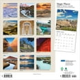 thumbnail image 2 of Magic Places | 2026 12x24" (Hanging) Monthly Square Wall Calendar | Plato, 2 of 9