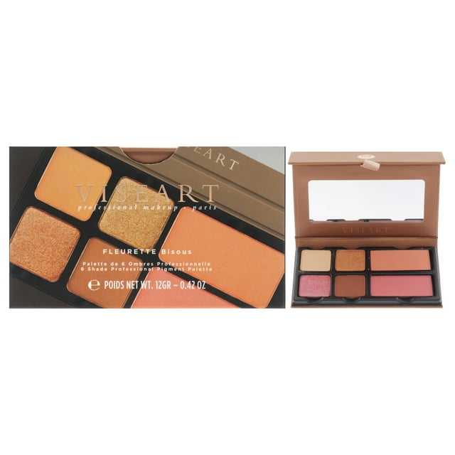 Paleta facial - Fleurette Bisous de Viseart Paris para mujeres - Maquillaje de 0,42 oz