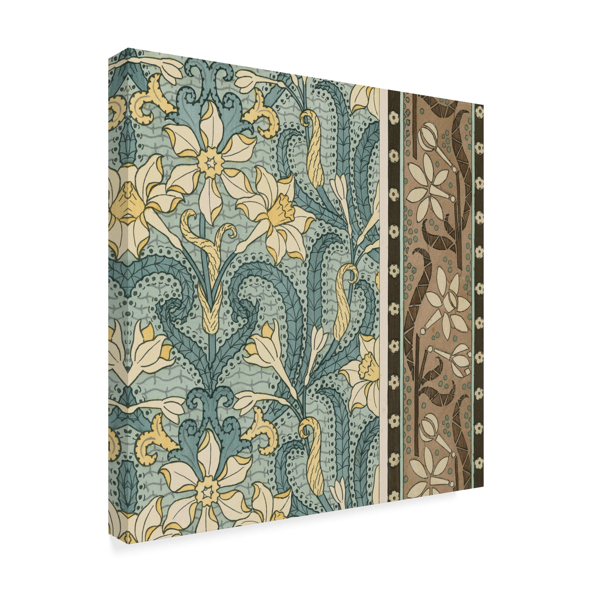 Trademark Fine Art 'Nouveau Textile Motif III' Canvas Art by Vision Studio