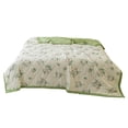 thumbnail image 3 of Barhoo Summer Quilt – Lightweight Cooling Air Conditioning Blanket for Adults, Ventilate Soft Washed Cotton Thin Comforter, Machine Washable, Ideal for Hot Sleepers and Warm Weather A, 3 of 5
