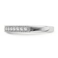 thumbnail image 2 of Araiya Fine Jewelry 10K White Gold Diamond Band Ring (1/4 cttw, I-J Color,I2-I3 Clarity) Size 9.5, 2 of 5