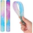thumbnail image 1 of Huayishang Règle Flexible 12 Pouces pour Enfants Règle en Plastique Flexible pour Étudiants École, 1 of 8