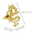 thumbnail image 2 of Milisten 4Ud Para Servilletas Dragón Dorado Para De En Reuniones Familiares, 2 of 7