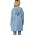 thumbnail image 4 of Made by Olivia Women's Casual Oversized Loose Fit Zip Up Pullover Hoodie Tunic Sweatshirt Jacket Fall Outfits (S-3X), 4 of 7