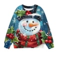 thumbnail image 3 of Hicidod Christmas Sweatshirt for Kids Santa Claus Graphic Girls Shirts Crewneck Long Sleeve Pullover Top Clothes, 3 of 4