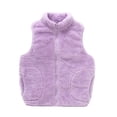 thumbnail image 1 of Chaleco Cálido De Invierno Para Niños Pequeños Chaquetas Con Cremallera Para Niños Y Niñas Con Bolsillo Ropa De Abrigo A Prueba De Viento De Color Sólido Odeerbi LM103-9288, 1 of 4