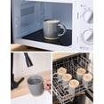 thumbnail image 6 of Famiware 14oz Stoneware Coffee Mug, Service for 4, Dark Gray, 6 of 7