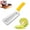 Yellow, variant on Dual Blade Julienne Cutter, Stainless Steel Double-Layer Slicer, Stainless Steel Cabbage Shredder for Coleslaw & Sauerkraut, Ergonomic Lettuce Chopper with Silicone