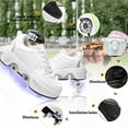 thumbnail image 4 of Roller Skate Shoes for Boys, Rollerskates and Sneakers 2-in-1 for Indoor Outdoor,Shoe with Retractable Wheels - Birthday Christmas, 4 of 7
