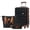 Black, variant on 3 Piece Luggage Set, 24" Checked Suitcase with TSA Lock,Spinner Wheels & 2 Bags,Lightweight Hardshell Suitcase Set for Travel,Grey