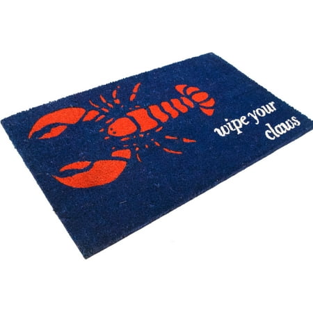 Envelor Home And Garden Nautical Wipe Your Paws Coir Doormat