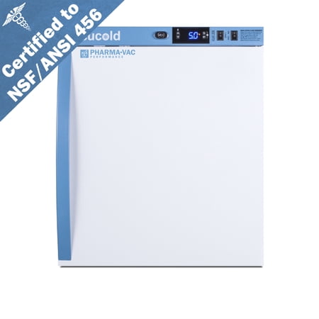Accucold ARS1PV456 1 Cu.Ft. Compact Vaccine Refrigerator, Certified to NSF/ANSI 456