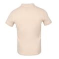 thumbnail image 2 of Playera Polo George Talla EG Manga Corta Lisa Cuello de 3 Botones Beige, 2 of 4