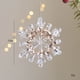 thumbnail image 3 of Colgante de árbol de Navidad con lentejuelas de ciervo y copos de nieve de acrílico transparente, adornos colgantes de Navidad, decoración del hogar para niños, regalos de Año Nuevo DIY, 3 of 5