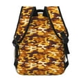 thumbnail image 4 of Rateoe Desert Camouflage Pattern Casual Backpack for School, Work, Travel – Adjustable Straps, Multiple Compartments – Ergonomic Design, Fits Laptops and Tablets, 4 of 5