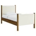 thumbnail image 5 of Modway Maven Twin Size Boucle Upholstered Platform Bed in Feather Walnut, 5 of 9