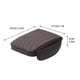 thumbnail image 5 of Cojín para reposabrazos de coche con bolsillo de almacenamiento | Funda para consola central con soporte para el brazo | Protege la consola de arañazos y desgaste, 5 of 6