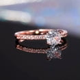 thumbnail image 4 of K-KED Women Elegant Delicate Jewelry Party Gifts 925 Silver Filled Ring Wedding Band Sz 5-11-5-GOLDEN, 4 of 9