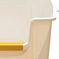 thumbnail image 4 of GROWTH TANK Semi Enclosed Cat Litter Box Potty Toilet Large Space Lightweight Anti Splashing White, 4 of 9