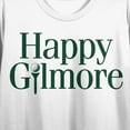 thumbnail image 2 of Happy Gilmore Movie Logo Crew Neck Short Sleeve Women's White Crop Top-XXL, 2 of 3