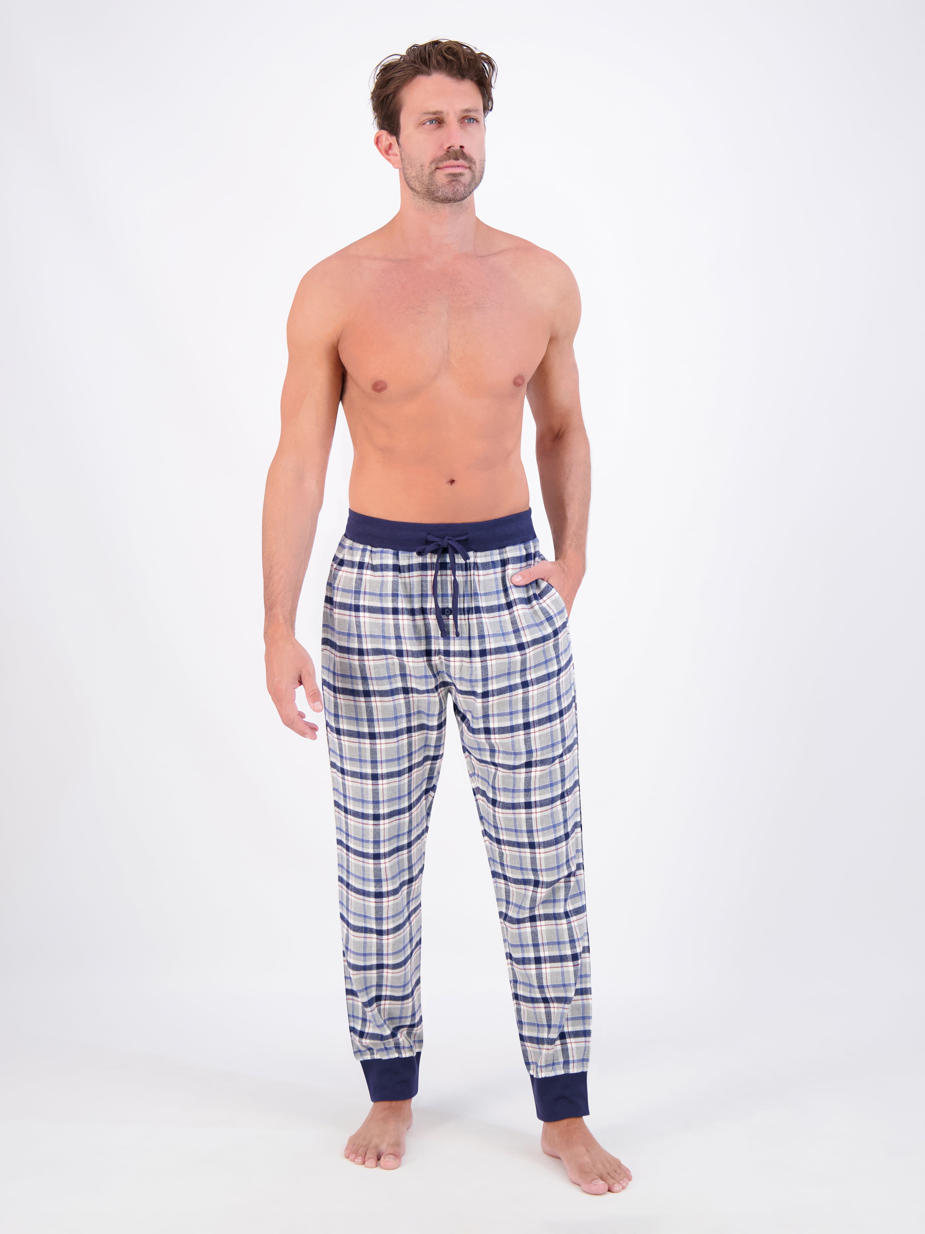 Hanes Originals Men's Soft Flannel Joggers, Sizes S-2XL