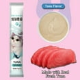 thumbnail image 4 of Cat Treats, Lickable, Squeezable Creamy Puree Cat Treat, 0.5 Ounces Each Tube, Tuna Flavor, 108 Tubes., 4 of 8