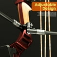 thumbnail image 3 of Kit, Adjustable Bow Rod Stabilizer for Compound Bows, Quick Disconnect Single-Sided V-bar Mount, Aluminum Alloy Sidebar Mount Bow Mount, 3 of 8