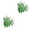 thumbnail image 1 of Bewildely 10 piezas de ramas de hojas artificiales, ramas de plantas de simulación, ceremonia de boda, Festival, accesorios de decoración interior para Verde 2piezas Bewildely CBP134024, 1 of 5