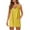 Yellow, variant on Ltctricy Summer Dress for Women Plus Size Sleeveless Scoop Neck Spaghetti Strap Built in Shorts Romper Dresses Athletic Mini Tennis Dress