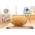 thumbnail image 2 of Cute Small Plush Stuffed Toy Sofa Bed Decorative Vegetables Throw Pillow, Potato, 2 of 5