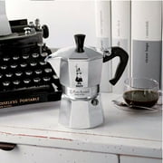 Bialetti Aluminum 6 Cup Stovetop Steamer Espresso Coffee Maker Brewer, Silver
