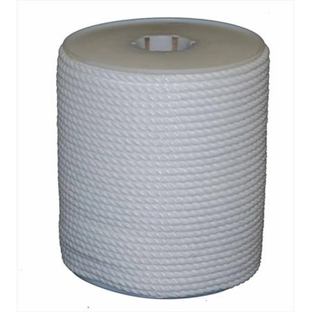 

T.W. Evans Cordage 81-010 .25 in. x 600 ft. Twisted White Polypro Rope in White