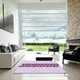 thumbnail image 6 of Ahgly Company Indoor Rectangle Patterned MediumOrchid Purple Area Rugs, 4' x 6', 6 of 6