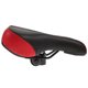 thumbnail image 2 of 1pc Saddle Seat Hollow Design Leather Breathable for Bike Red, 2 of 5
