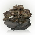 thumbnail image 3 of Alpine Corporation 10" Cascading Leaf Tabletop Indoor / Outdoor Fountain with LED Lights, 3 of 10
