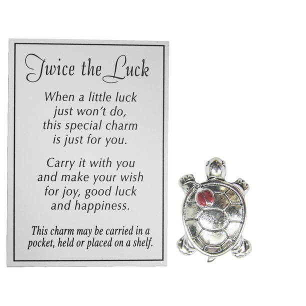 Ganz Twice The Luck Good Luck Pocket Charm Turtle Walmart Com Walmart Com