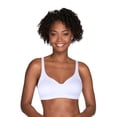 thumbnail image 1 of Vanity Fair Womens Beyond Comfort Simple Sizing Wireless Bra, S, Star White, 1 of 1