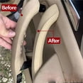 thumbnail image 4 of Interior Car Left Right Passenger Door Handle Outer Cover Leather Trim Replacement For BMW X3 X4 F25 F26 2010-2016, 4 of 7