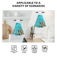 thumbnail image 4 of Yiaed Starfish And Seashell On The Beach 1 Print Coral Velvet Wipes Absorbent Wipes Cleaning Cloths Household Table and Dish Wiping Cloths, 4 of 7