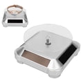 thumbnail image 4 of Rotating Solar Energy Multi Purpose Watch Phone Jewelry Display Makeup Holder Rack(Silver ), 4 of 10