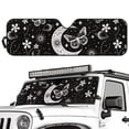 thumbnail image 2 of Psesaysky Windshield Sun Shade, Moon&Butterfly Front Window Sunshade Car Accessories Universal Fit Off-road Vehicle Truck Sun Visor Protector, Keep Car Cool, 2 of 7