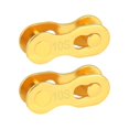 thumbnail image 2 of Hebilla De Bicicleta Tmvgtek 2 Uds Conector De Enlace De Cadena De Bicicleta Hebillas De Botones Mágicos (10 Velocidades) (Oro), 2 of 3