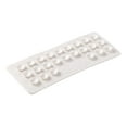 thumbnail image 4 of DOLITY Double Sided Suckers Anti slip Table Top Compatible with Glass Table Top white rectangle, 4 of 8