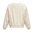 thumbnail image 5 of XIYON Womens Sweatshirts Elegant Crewneck Long Sleeve Sweatshirt Loose Pullover Top Relaxed Fit Fall Outfits, 5 of 5