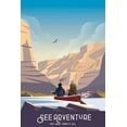 thumbnail image 2 of Escalante, Omar 11x14 White Modern Wood Framed Museum Art Print Titled - See Adventure, 2 of 4