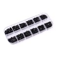 thumbnail image 1 of UDIYO 1 Box Nail Decoration Vivid Color 3D Visual Effect Sparkling Mix Sizes Wide Application Decorative Acrylic 12 Grids Dazzling Nail Decoration DIY Crafts for Nail Salon, 1 of 7