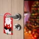 thumbnail image 4 of Colgantes navideños para puerta, Papá Noel, muñeco de nieve, manija de puerta, adorno para árbol de Navidad, suministros de decoración para fiestas de Año Nuevo, 4 of 6